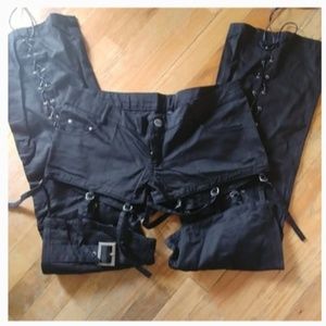 Wear jeans goth shorts/pants/skirt